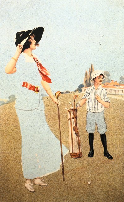 "The Lady and the Caddy", amerikkalainen, 1913 tekijältä Sunfit and Co