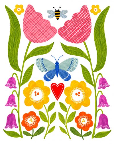 Folk Art Garden tekijältä Susan Black