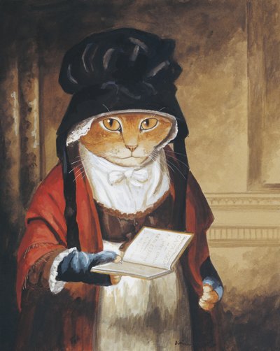 Kuvitus elokuvasta Cats Galore! A Compendium of Cultured Cats (julkaisu 2015). tekijältä Susan Herbert