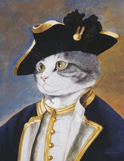 Kuvitus elokuvasta Cats Galore! A Compendium of Cultured Cats (julkaisu 2015). tekijältä Susan Herbert