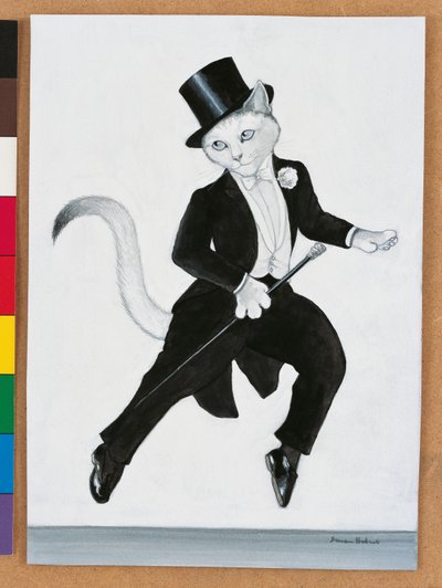 Kuvitus elokuvasta Cats Galore! A Compendium of Cultured Cats (julkaisu 2015). tekijältä Susan Herbert