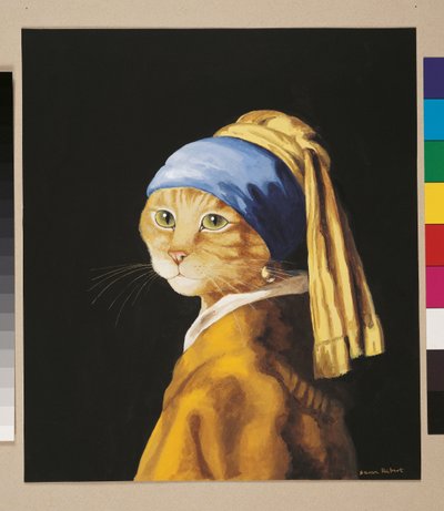 Kuvitus elokuvasta Cats Galore! A Compendium of Cultured Cats (julkaisu 2015). tekijältä Susan Herbert