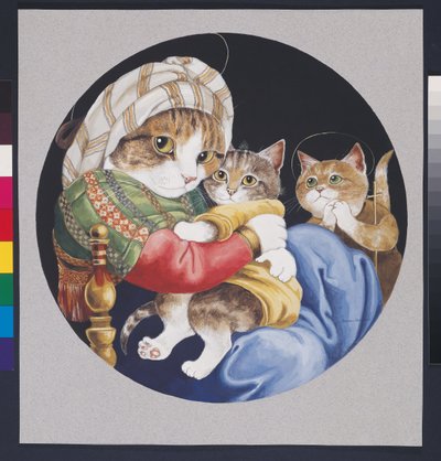 Kuvitus elokuvasta Cats Galore! A Compendium of Cultured Cats (julkaisu 2015). tekijältä Susan Herbert