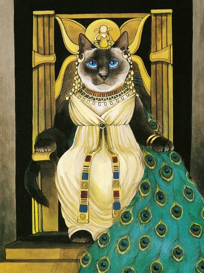 Kuvitus Shakespeare Cats -teoksesta: Poster Book (pub. 2016) tekijältä Susan Herbert