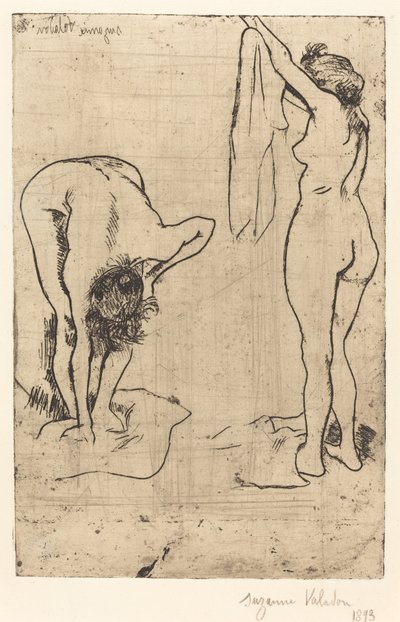Naiset kylvyssä tekijältä Suzanne Valadon