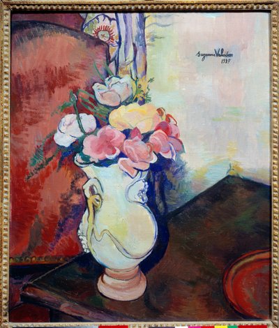 Maljakko kukkia. Suzanne Valadonin maalaus (1865-1938) tekijältä Suzanne Valadon