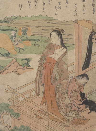 Sympatiaa, n. 1768, n. 1768. tekijältä Suzuki Harunobu