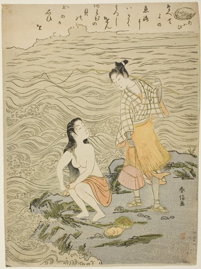 Abalone (Awabi), nimettömästä Shells-sarjasta tekijältä Suzuki Harunobu