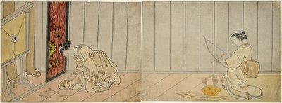 Jousiammuntagalleria, 1765 tekijältä Suzuki Harunobu