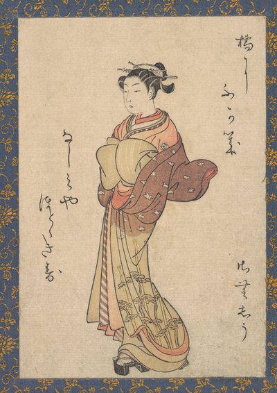 The Courtesans, sarjasta Seiro Bijin Awase Carver End Shigoro sic, ca. 1765, n. 1765. tekijältä Suzuki Harunobu