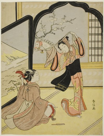 Harugoma-tanssi tekijältä Suzuki Harunobu