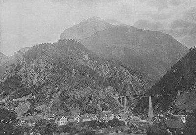 Amsteg, Gotthard Line (m/w kuva) tekijältä Swiss Photographer