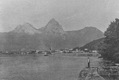 Brunnen and the Mythen, Lac des IV Cantons (m/w kuva) tekijältä Swiss Photographer