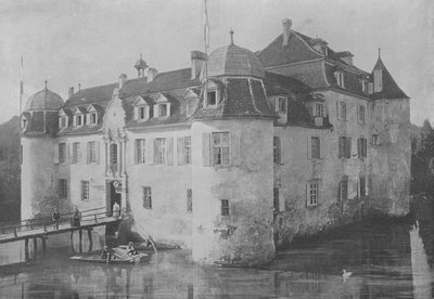 Chateau de Bottmingen, pres Bale (m/w kuva) tekijältä Swiss Photographer