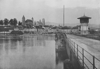 Rapperswil, Lac de Zurich (m/w kuva) tekijältä Swiss Photographer