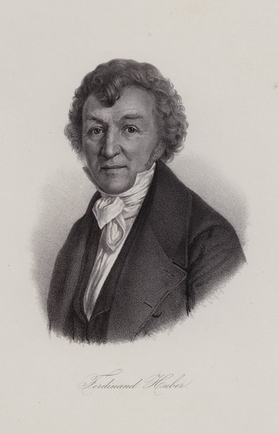 Ferdinand Huber, sveitsiläinen säveltäjä (kaiverrus) tekijältä Swiss School