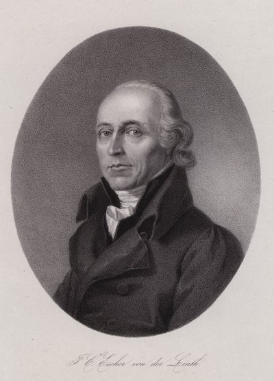 Hans Conrad Escher von der Linth, sveitsiläinen tiedemies, taiteilija ja poliitikko (kaiverrus) tekijältä Swiss School