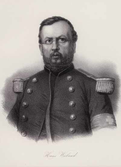Hans Wieland, sveitsiläinen sotilas (kaiverrus) tekijältä Swiss School