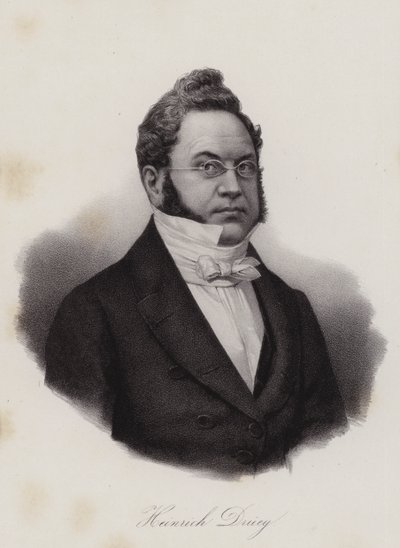 Heinrich Druey, sveitsiläinen lakimies, filosofi ja poliitikko (kaiverrus) tekijältä Swiss School