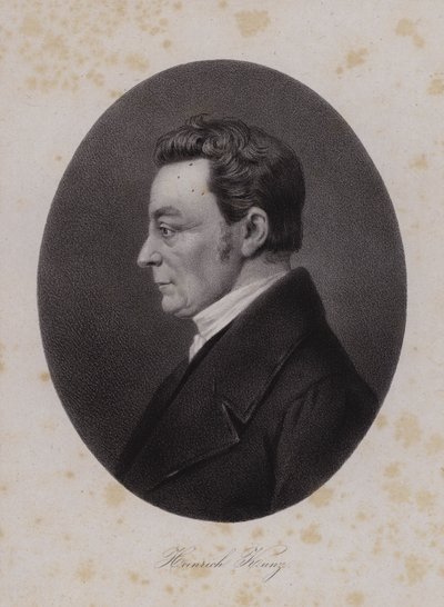 Heinrich Kunz, sveitsiläinen tekstiilivalmistaja (kaiverrus) tekijältä Swiss School