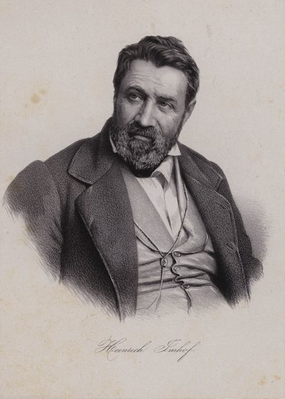 Heinrich Max Imhof, sveitsiläinen kuvanveistäjä (kaiverrus) tekijältä Swiss School