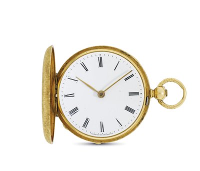 Hunter-kotelo avaimenperäinen sylinterikello, Vacheron et Constantin, Geneve, n. 1860 tekijältä Swiss School