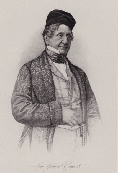 Jean-Gabriel Eynard, sveitsiläinen pankkiiri (kaiverrus) tekijältä Swiss School