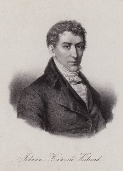 Johann Heinrich Wieland, sveitsiläinen asianajaja ja poliitikko Helvetin tasavallassa (kaiverrus) tekijältä Swiss School