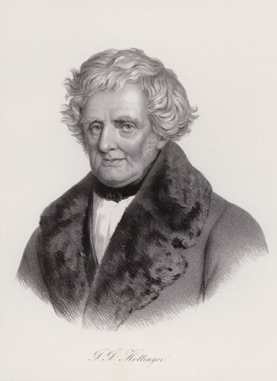 Johann Jakob Hottinger, sveitsiläinen historioitsija (kaiverrus) tekijältä Swiss School