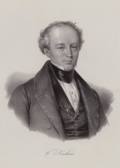 Karl Neuhaus, sveitsiläinen poliitikko (kaiverrus) tekijältä Swiss School