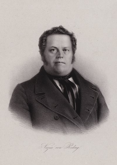 Nazar von Reding, sveitsiläinen poliitikko (kaiverrus) tekijältä Swiss School