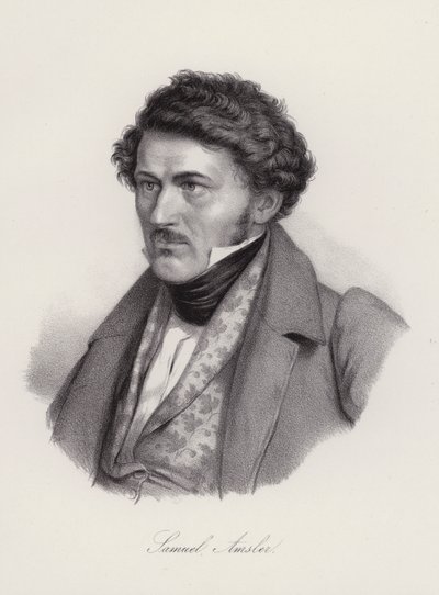Samuel Amsler, sveitsiläinen kaivertaja (kaiverrus) tekijältä Swiss School