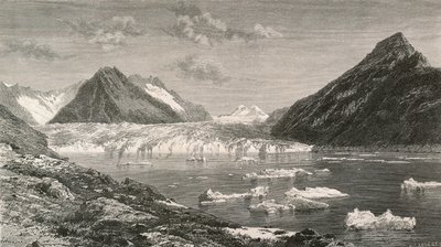 Aletsch-jäätikkö ja Marjelen-järvi tekijältä Swiss School