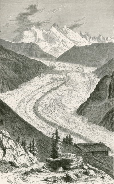 Gornerin jäätikkö ja Monte Rosa tekijältä Swiss School