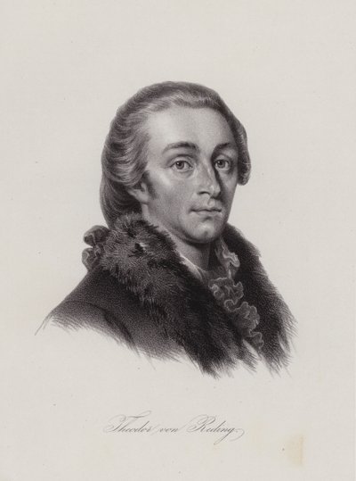 Theodor von Reding, sveitsiläinen espanjalainen kenraali (kaiverrus) tekijältä Swiss School