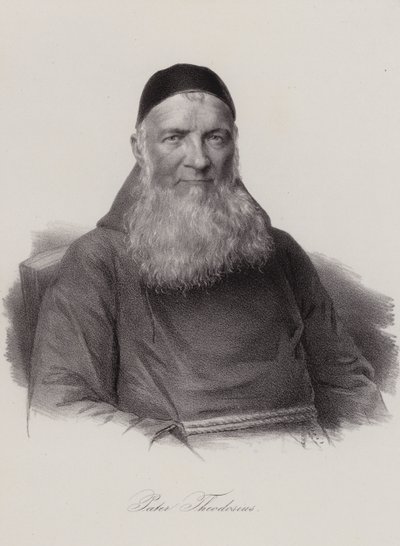 Theodosius Florentini, sveitsiläinen pappi ja sosiaalinen uudistaja (kaiverrus) tekijältä Swiss School