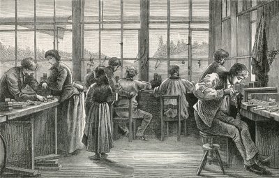 Kelloseppäpaja La Chaux de Fondsissa tekijältä Swiss School