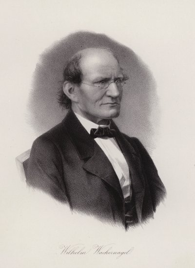 Wilhelm Wackernagel, saksalais-sveitsiläinen filologi (kaiverrus) tekijältä Swiss School