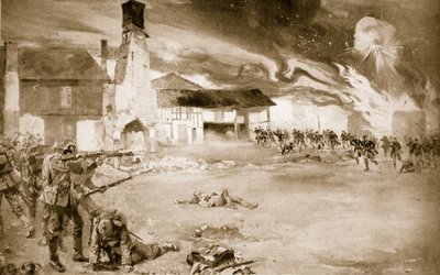 Ranskalaiset voittivat Saksan keisarillisen kaartin kylässä, joka vaihtoi omistajaa neljä kertaa, 1914-1919 tekijältä Sydney Adamson