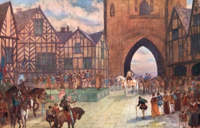 Kuningas James I:n vierailu Chesterissä 1617 jKr tekijältä Sydney Herbert