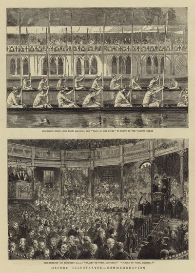 Oxford Illustrated, muistojuhla tekijältä Sydney Prior Hall