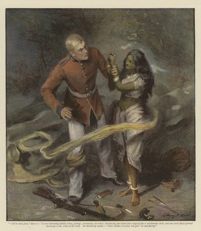 Luomisen naulsin huono otos (chromolitho) tekijältä Sydney Prior Hall