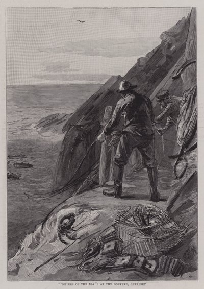 Toilers of the Sea, Gouffressa, Guernseyssa tekijältä Sydney Prior Hall
