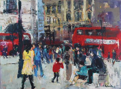 London People, 2024 (akryyli) tekijältä Sylvia Paul