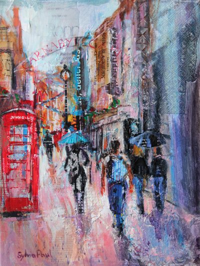 Sadepäivä, Carnaby Street tekijältä Sylvia Paul