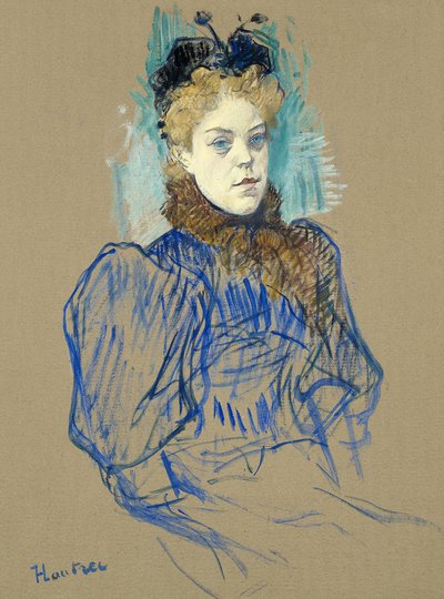 May Miltonin muotokuva (1895) tekijältä TOULOUSE LAUTREC
