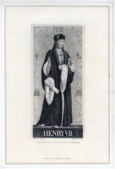 Henrik VII Englannista, 1800-luku. tekijältä T. Brown