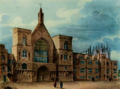 "Uusi palatsipiha ja sisäänkäynti Westminster Halliin", 1947. tekijältä T. Coney