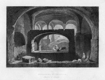 Hauta Seleuciassa, Mesopotamiassa, Irakissa, 1841 tekijältä T Dixon