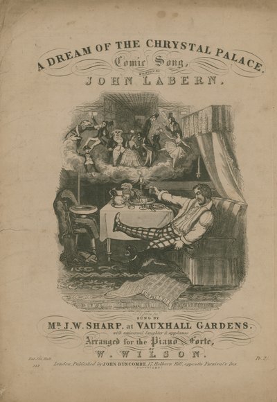 Unelma Crystal Palacesta, John La Bernin koominen laulu tekijältä T. Hampson Jones